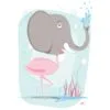 Vue 1 : Affiche Flamephant, illustration de Pipa
