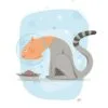 Vue 1 : Affiche Poissat, illustration de Pipa